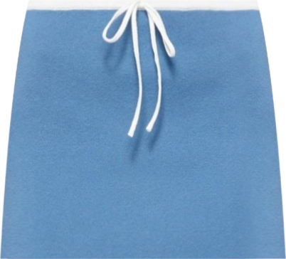 Womens Pheobe Contrast Knit Mini Skirt