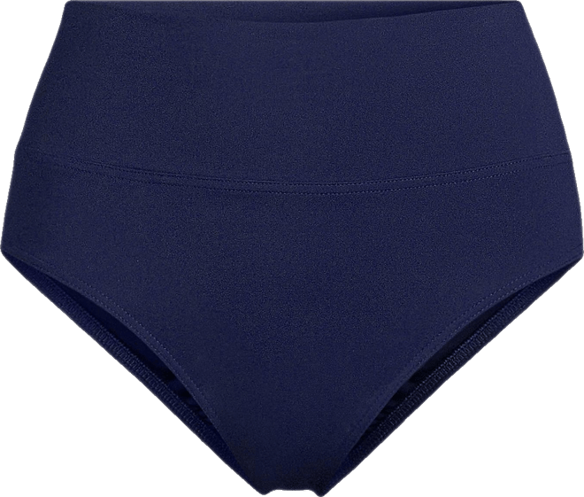 Women's Petite Pinchless High Waisted Bikini Bottoms