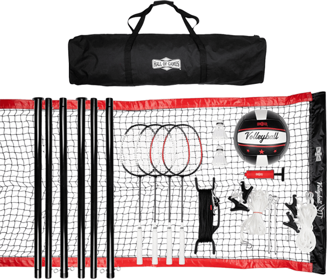 Hall of Games 32' Volleyball and Badminton Set | Dick's Sporting Goods