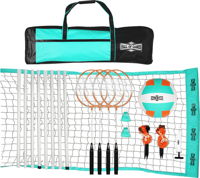 Hall of Games 20' Volleyball and Badminton Set | Dick's Sporting Goods