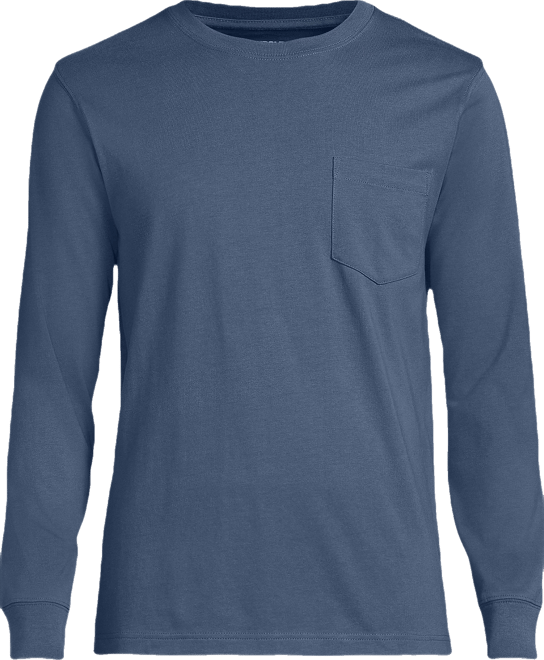 Men's Super-t Long Sleeve T-Shirt with Pocket
