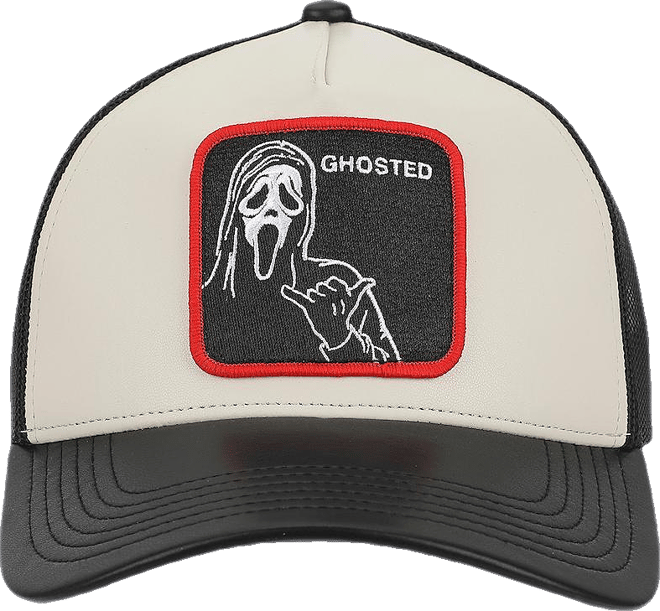 Men's Character Art Adult White Trucker Hat