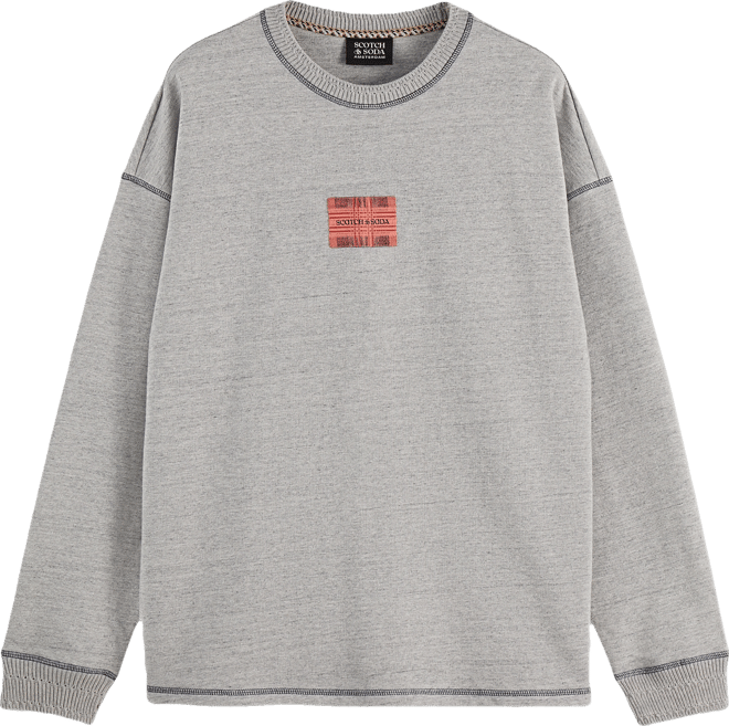 Men's Relaxed Fit Long Sleeve Logo Sweatshirt