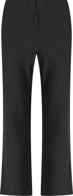 DKNY Women's Navy Pinstripe Pull-On Pants | Tie Waist Comfort For Work & Casual Wear