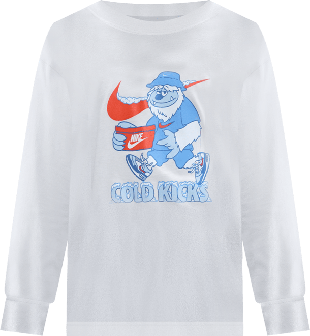 Nike Sportswear Playera de manga larga para niños grandes