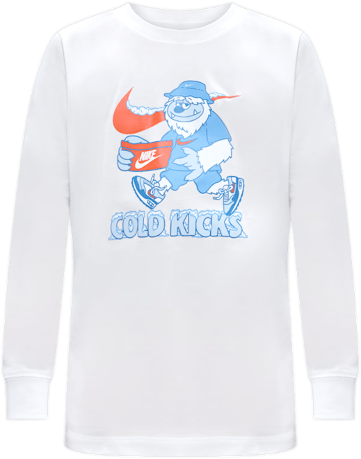 Nike Sportswear Playera de manga larga para niños grandes