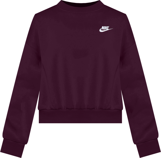 Nike Sportswear Club Fleece Girls' Boxy Crew-Neck Sweatshirt