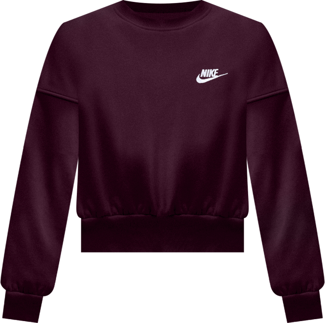 Nike Sportswear Club Fleece Girls' Boxy Crew-Neck Sweatshirt