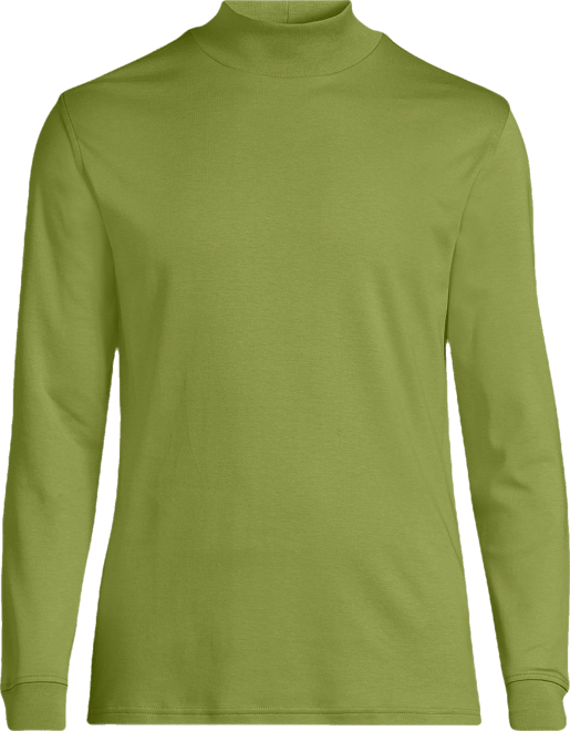 Men's Cotton Supima Mock Turtleneck