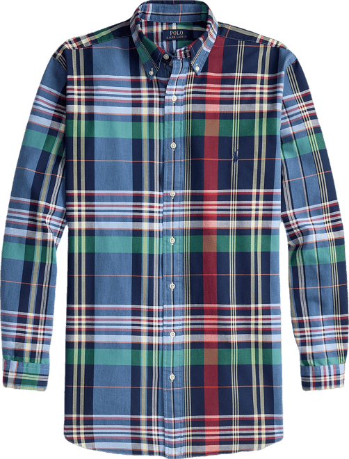 Men's Big & Tall Gingham Oxford Shirt