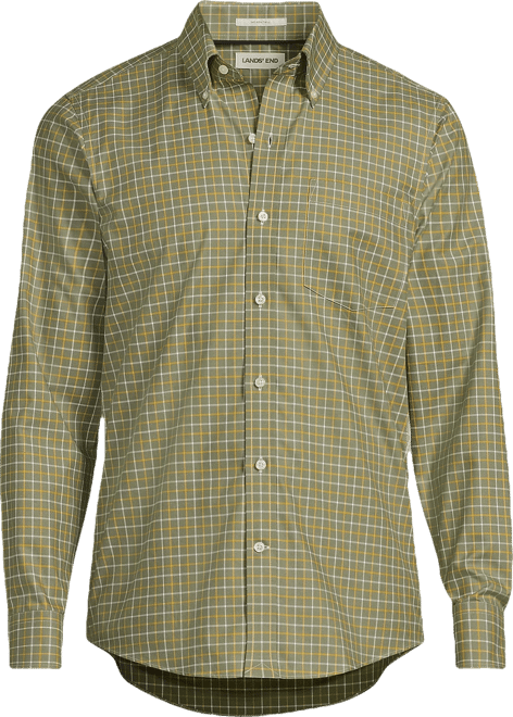 Men's Tailored Fit No Iron Twill Long Sleeve Shirt