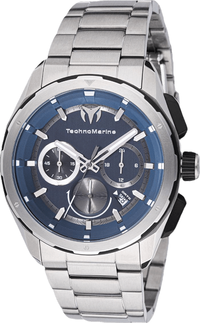 Men's Tm-318090 Ocean Quartz Navy Blue Dial Watch