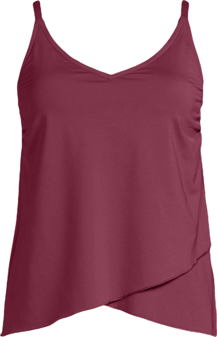 Women's Tulip Hem Tankini Top