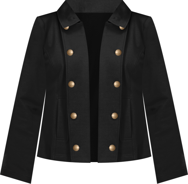 Jeans Women's Open-Front Captain's Jacket, Online Only