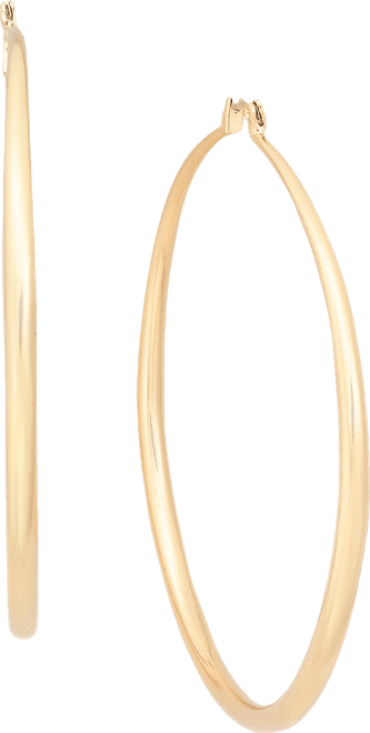 Extra Large 2-3/4" Gold-Tone Hoop Earrings, Macy's Exclusive