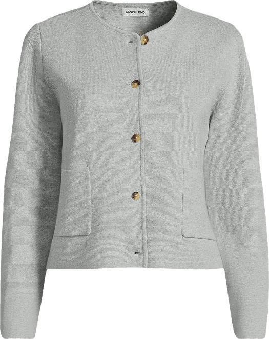 Women's Fine Gauge Cotton Milano Blazer Sweater