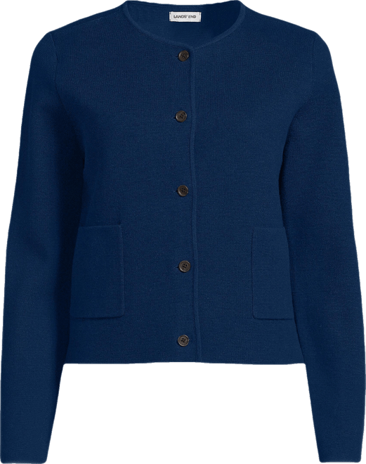 Women's Fine Gauge Cotton Milano Blazer Sweater