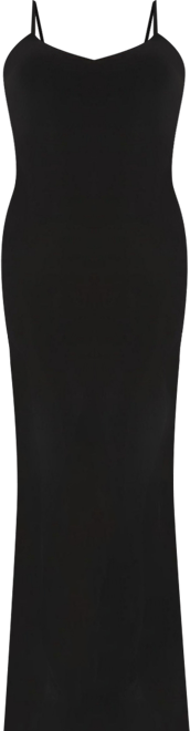 Women's Backless Lace Inset Maxi Dress