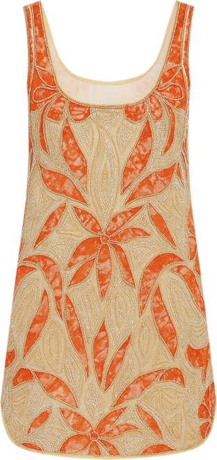 Women's Retro Lace Curved Hem Mini Dress