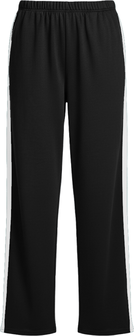 Women's Within Cotton French Terry Straight-Leg Pull-On Side-Stripe Pants