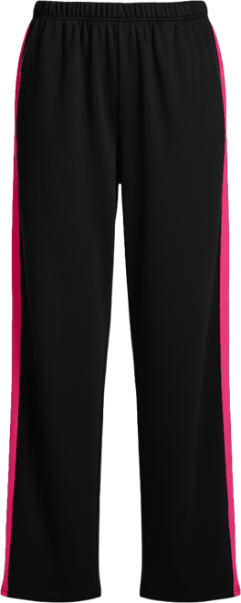 Women's Within Cotton French Terry Straight-Leg Pull-On Side-Stripe Pants