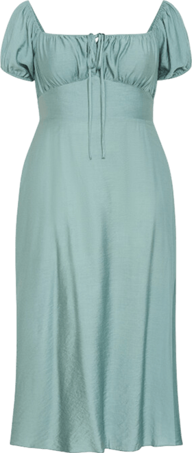 Plus Size Abbigail Split Maxi Dress