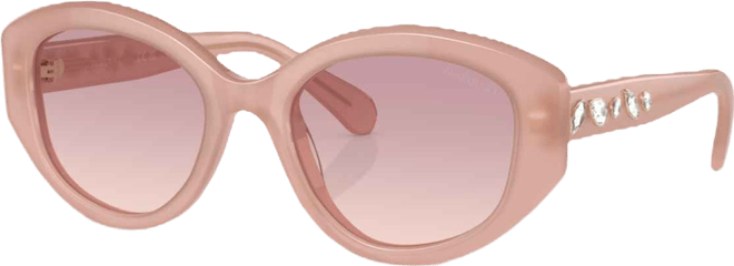 Women's Geometric Crystals Gradient Sunglasses, SK6005
