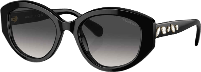 Women's Geometric Crystals Gradient Sunglasses, SK6005