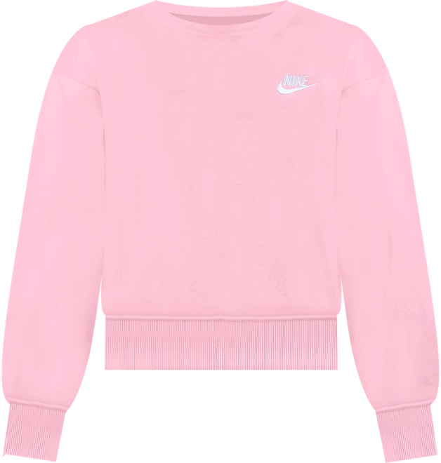 Nike Sportswear Club Fleece Sweat ample à col ras-du-cou pour fille