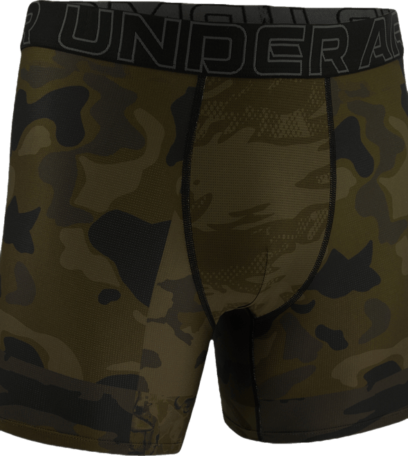 Men's Printed Performance Tech Mesh 6" Boxer Briefs