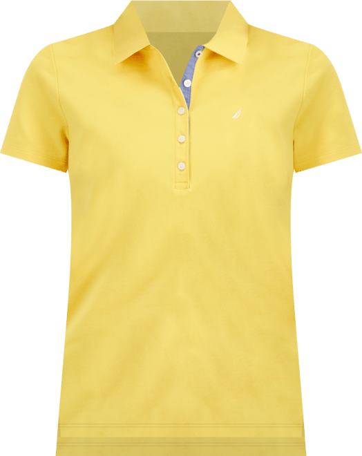 Women's Short-Sleeve Polo-Collar Shirt