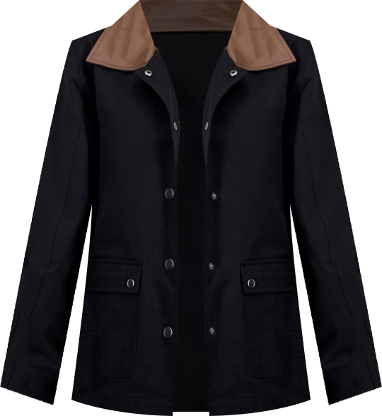 Juniors' Contrast-Collar Snap-Front Barn Jacket, Exclusively at Macy's