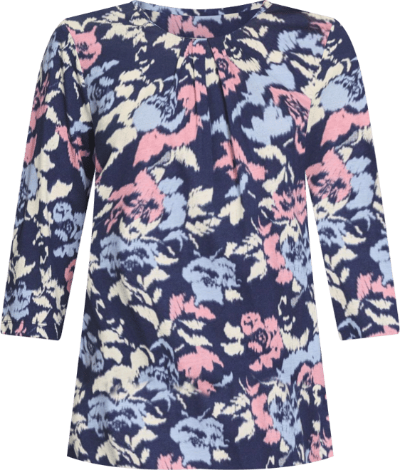 Women's Abstract Floral T-Shirt