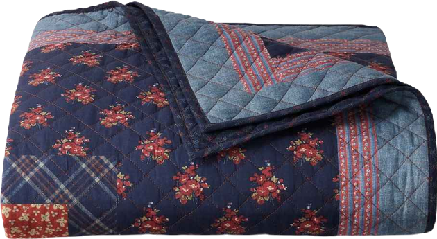 Claremont Soft Cotton Floral Quilt, Full/Queen