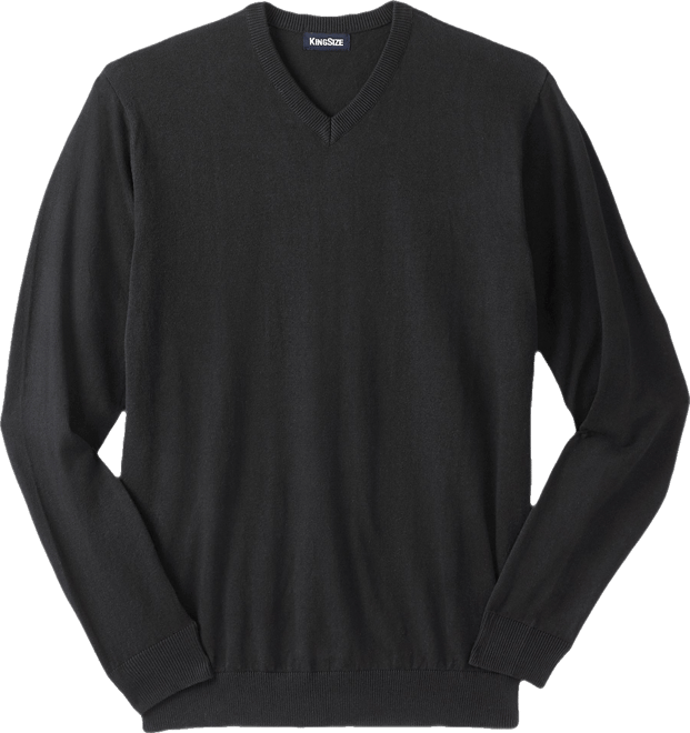 Men's Big & Tall Lightweight V-Neck Sweater