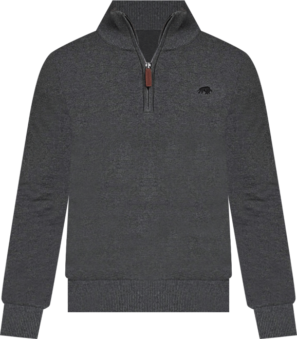 Men's Quarter Zip Cotton/Cashmere Knit