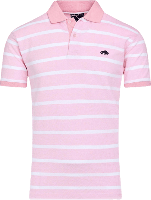Birdseye Stripe Pique Polo