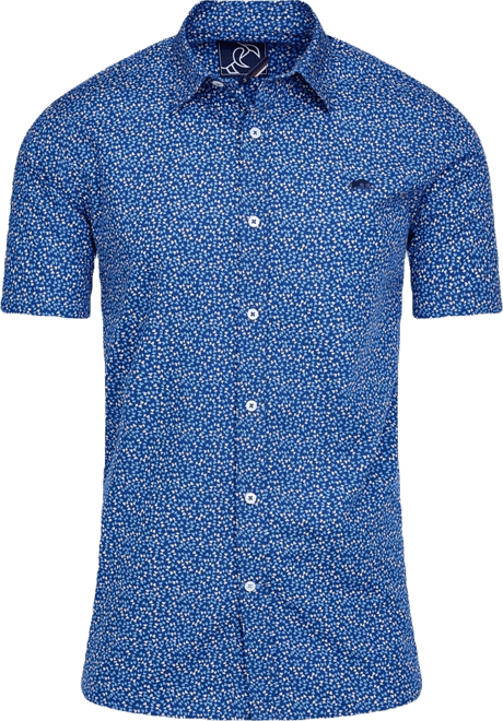 Men's Short Sleeve Flower Bud Shirt