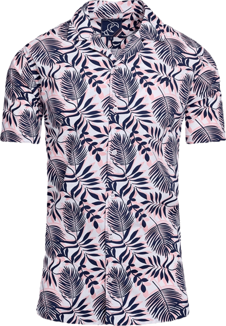 Men's Short Sleeve Large Fern Shirt