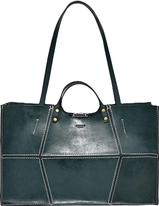 Women's Genuine Leather Rose All-day Tote Bag