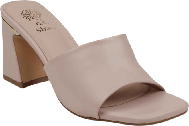 Women's Soho Square Toe Block Heel Dress Sandals