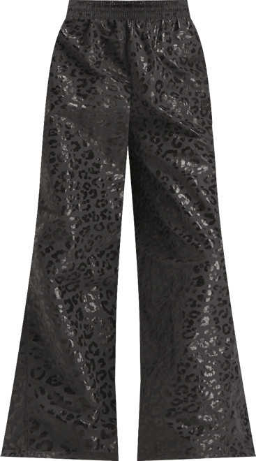 x Angel Reese Women's Metallic Animal-Print Pants