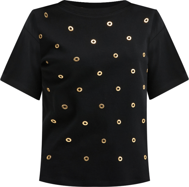 Women's Short-Sleeve Grommet Top, Macy's Exclusive