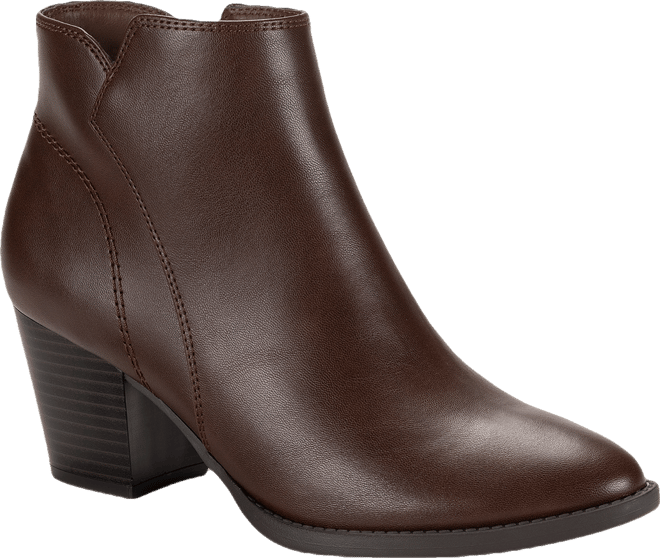 leather dress booties Easy Spirit Sidney 6.5 Women's Black