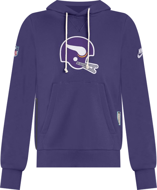 Women's Purple Minnesota Vikings Sideline Standard Issue Throwback&nbsp;Dri-fit Hoodie
