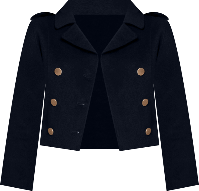 Belle & Bloom Women's Love Me Now Wool Blend Military Style Coat