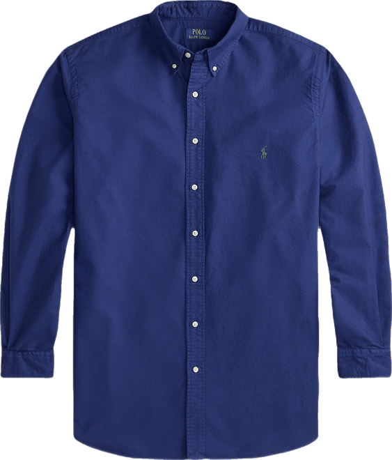 Polo Ralph Lauren Men's Big & Tall Garment-Dyed Oxford Shirt