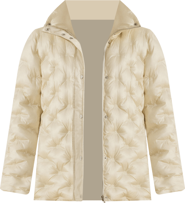 Women's Embroidered Puffer Coat