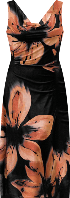 Women's Petal Era Floral Maxi Beach Dress