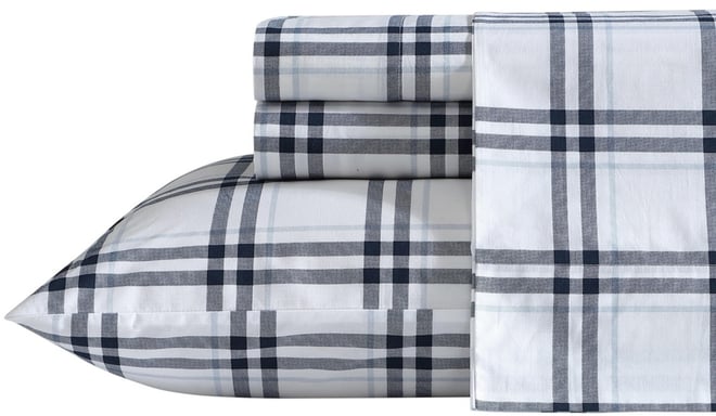 Cotton Percale 4-Piece Sheet Set, King